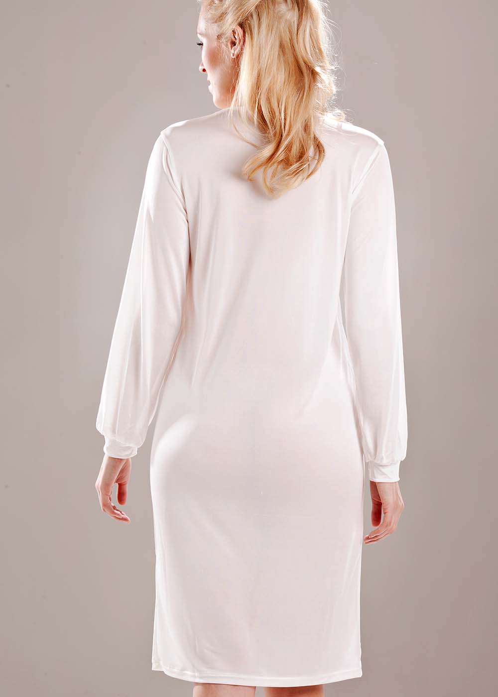 Silk Long Sleeve Nightshirt